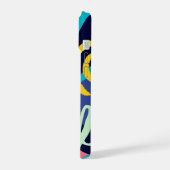 Funky Bold Graffiti - Patroonmonogram iPhone 15 Case (Linkerkant)