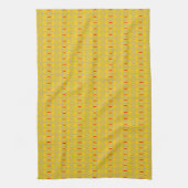 funky bold on mustard keukenhanddoek (Verticaal)
