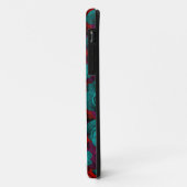 Funky Bold Rozen Patroon Monogram Case-Mate iPhone Case (Achterkant/links)