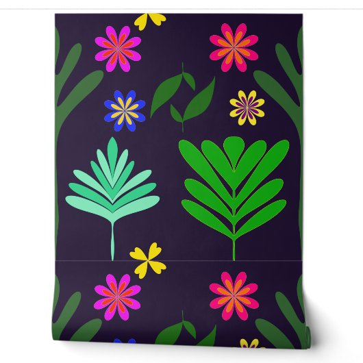 Funky Botanicals wallpaper Phunktanicals by Mimma Behang (Afrollen)
