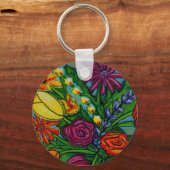 Funky Bouquet Sleutelhanger (Voorkant)