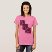 Funky Breast Cancer Ribbons T-shirt (Voorkant volledig)