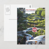 Funky Briefkaart van San Francisco! (Voorkant / Achterkant)