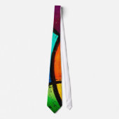 Funky Bright Abstract Stropdas (Voorkant)