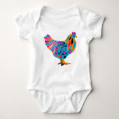 Funky Bright Chicken Romper (Voorkant)