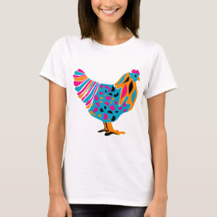 Funky Bright Chicken T-shirt