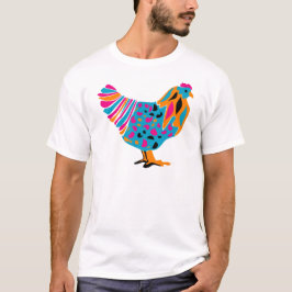 Funky Bright Chicken T-shirt