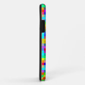 Funky Bright Colorful Pixels Mosaic Case-Mate iPhone Case (Achterkant/rechts)