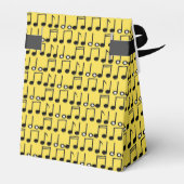 Funky Bright Musical Notes Patroon Favor Box Bedankdoosjes (Achterkant)