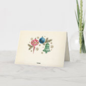 Funky Bright Retro Christmas  Feestdagen Kaart (Achterkant)