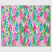 Funky Brights Kerstboom Cadeaupapier (Vlak)