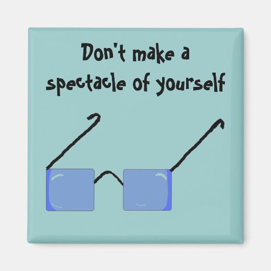 Funky Bril Magneet (Voorkant)