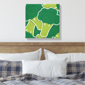 Funky broccoli canvas afdruk (Insitu (Slaapkamer))