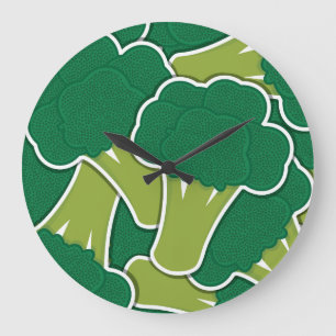 Funky broccoli grote klok