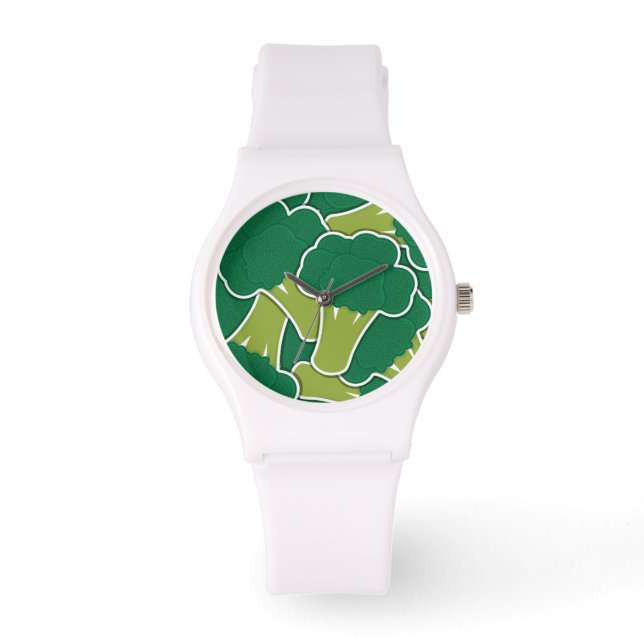 Funky broccoli horloge (Voorkant)
