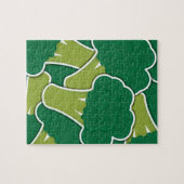 Funky broccoli legpuzzel (Horizontaal)