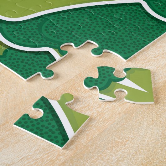 Funky broccoli legpuzzel (Zijkant)