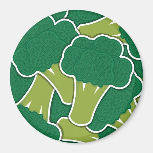 Funky broccoli magneet (Voorkant)