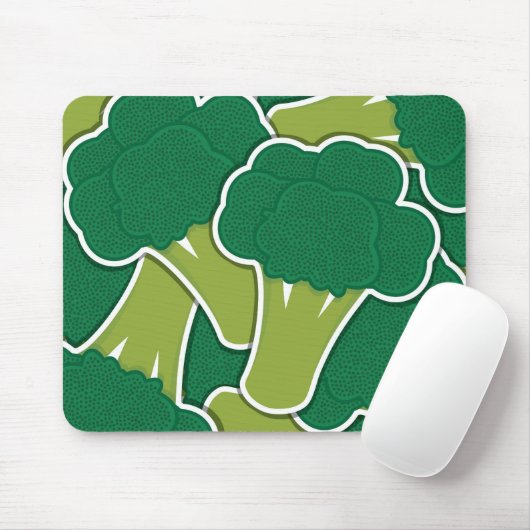 Funky broccoli muismat (Met muis)