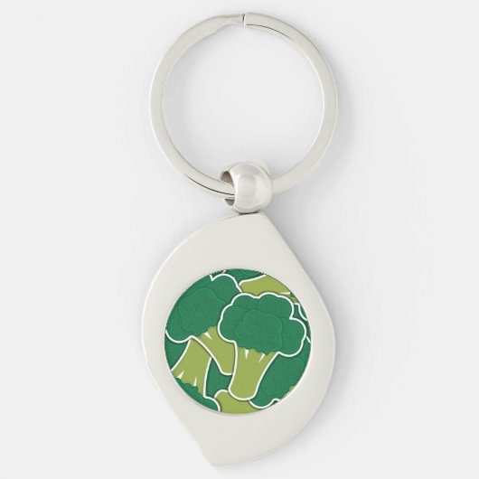 Funky broccoli sleutelhanger (Voorkant)