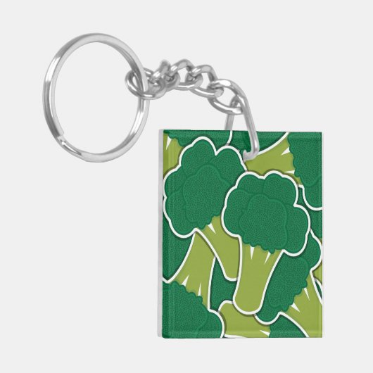 Funky broccoli sleutelhanger (Voorkant Links)
