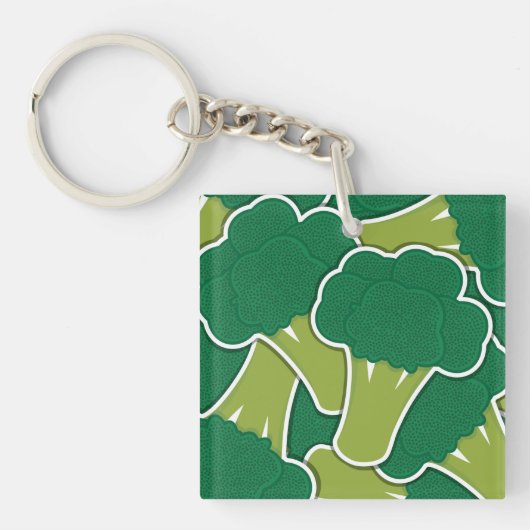 Funky broccoli sleutelhanger (Voorkant)