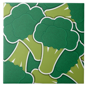 Funky broccoli tegeltje