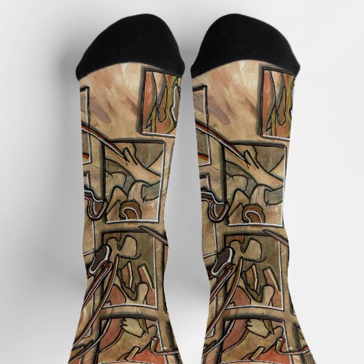 Funky Brown Crew Sokken (Top)