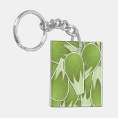 Funky brussel sprot sleutelhanger (Voorkant Links)