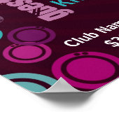 Funky Bubbles Party Event Poster (Hoek)