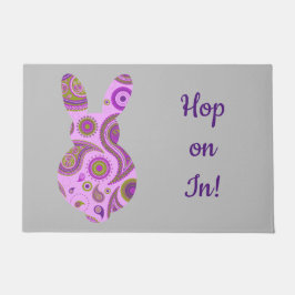 Funky Bunny in Crazy Paisley Deurmat