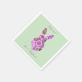 Funky Bunny in Crazy Paisley Paper Services Servet (Hoek)