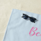 Funky Bunny in Crazy Paisley Strandlaken (In situ)