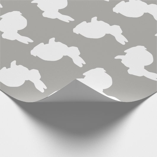 Funky Bunny Wrapping Paper Cadeaupapier (Hoek)