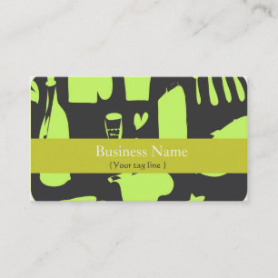 Funky Business Card-template Visitekaartje