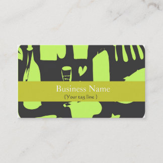 Funky Business Card-template Visitekaartje