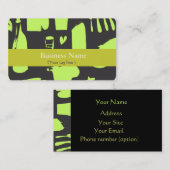 Funky Business Card-template Visitekaartje (Voorkant / Achterkant)