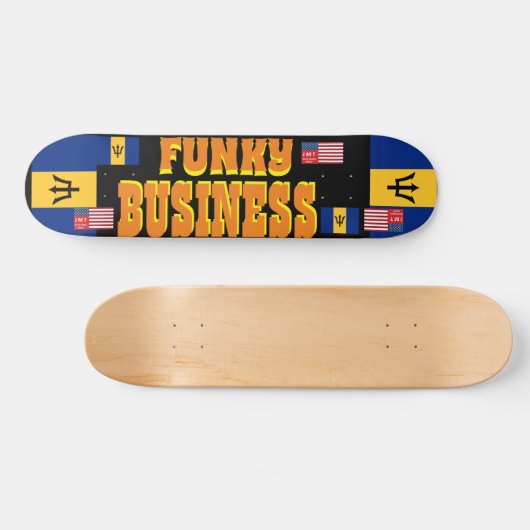 FUNKY BUSINESS JMT BARB 7 3/4" Skateboard Deck (Horizontaal)