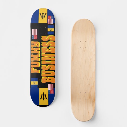 FUNKY BUSINESS JMT BARB 7 3/4" Skateboard Deck (Voorkant)