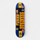FUNKY BUSINESS JMT BARB 7 3/4" Skateboard Deck (Voorkant)
