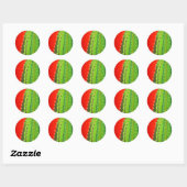 Funky Cactus Ronde Sticker (Vel)