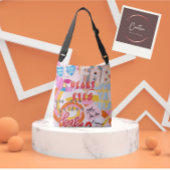 Funky Canvas tas 80s stijl