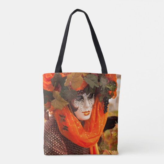 Funky Carnival Oranje Colour Tas (Achterkant)