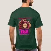 Funky Cartoon Aap Grafische T-Shirt (Achterkant)