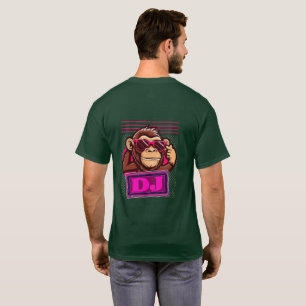 Funky Cartoon Aap Grafische T-Shirt