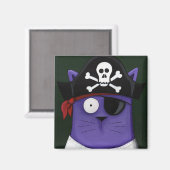 Funky Cats... Pet'n Cat Sparrow Magnet (Voorkant / Achterkant)