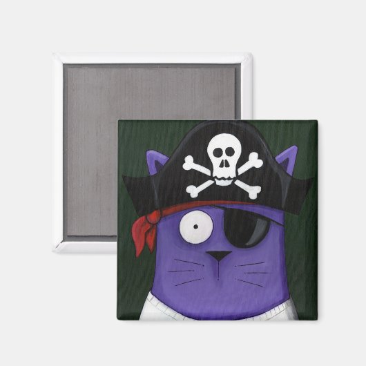 Funky Cats... Pet'n Cat Sparrow Magnet (Voorkant / Achterkant)