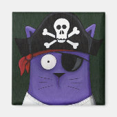 Funky Cats... Pet'n Cat Sparrow Magnet (Voorkant)