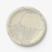 Funky cauliflower papieren bordje (Voorkant)