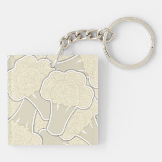 Funky cauliflower sleutelhanger (Achterkant)